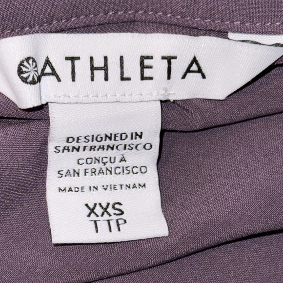 Athleta Urbanite Top In Dusk Violet Size XXS - Picture 7 of 9